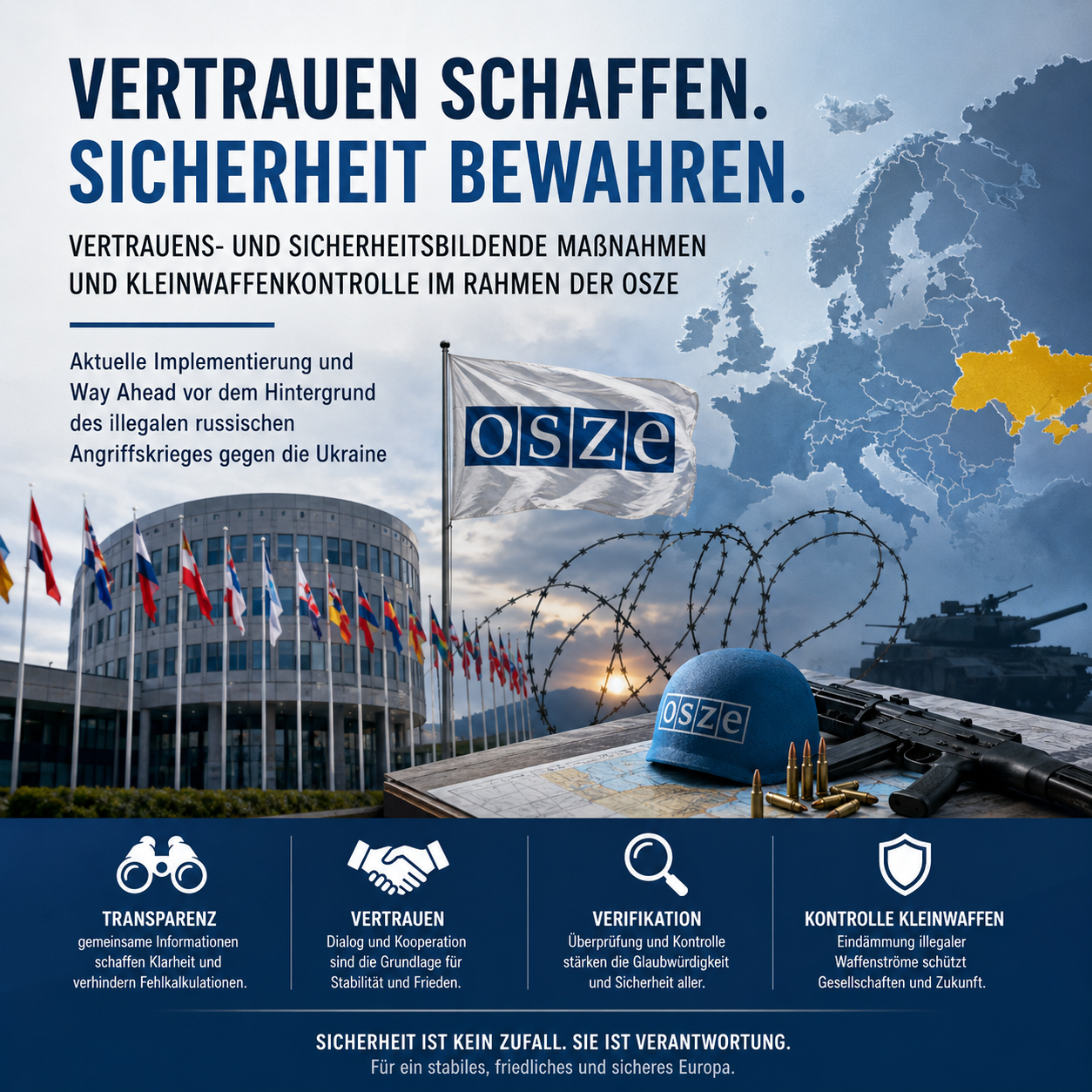 Vertrauens- und sicherheitsbildende Maßnahmen und Kleinwaffenkontrolle im Rahmen der OSZE